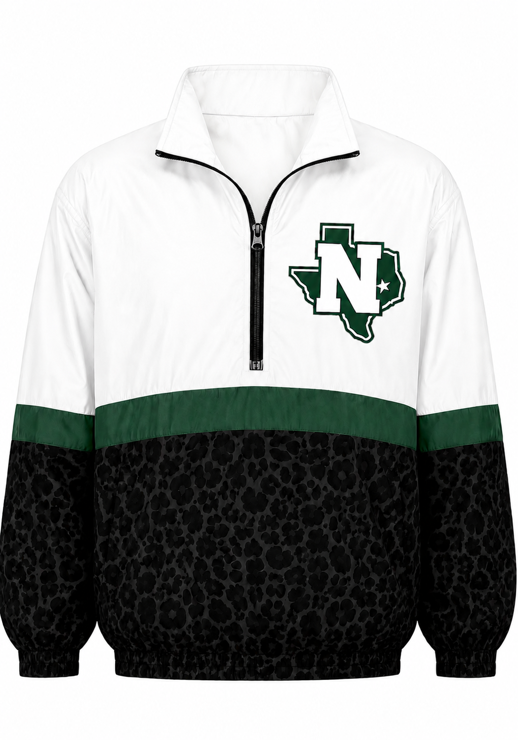 Normangee Windbreaker - Black Leopard