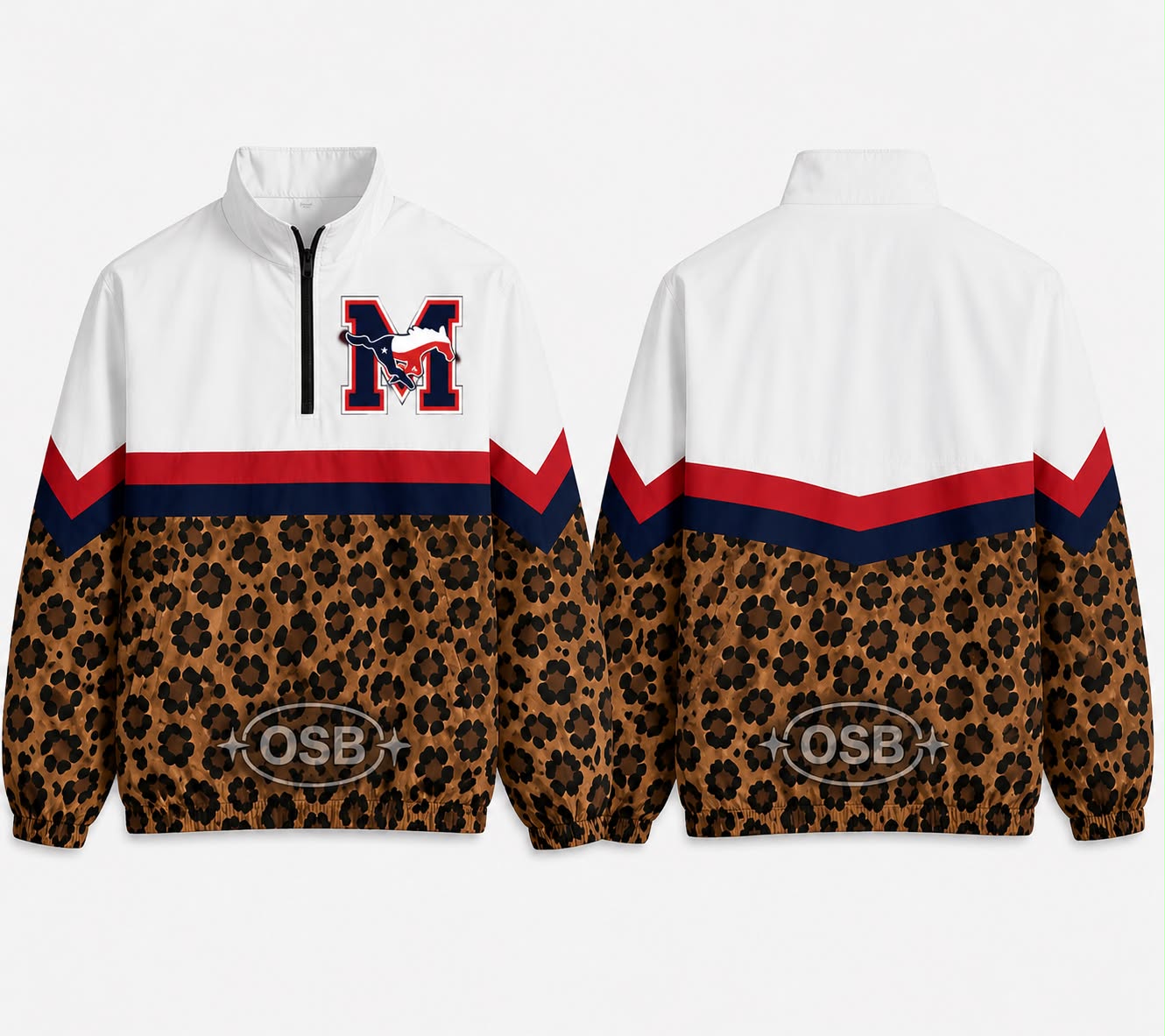 Mustang Windbreaker - Brown Leopard