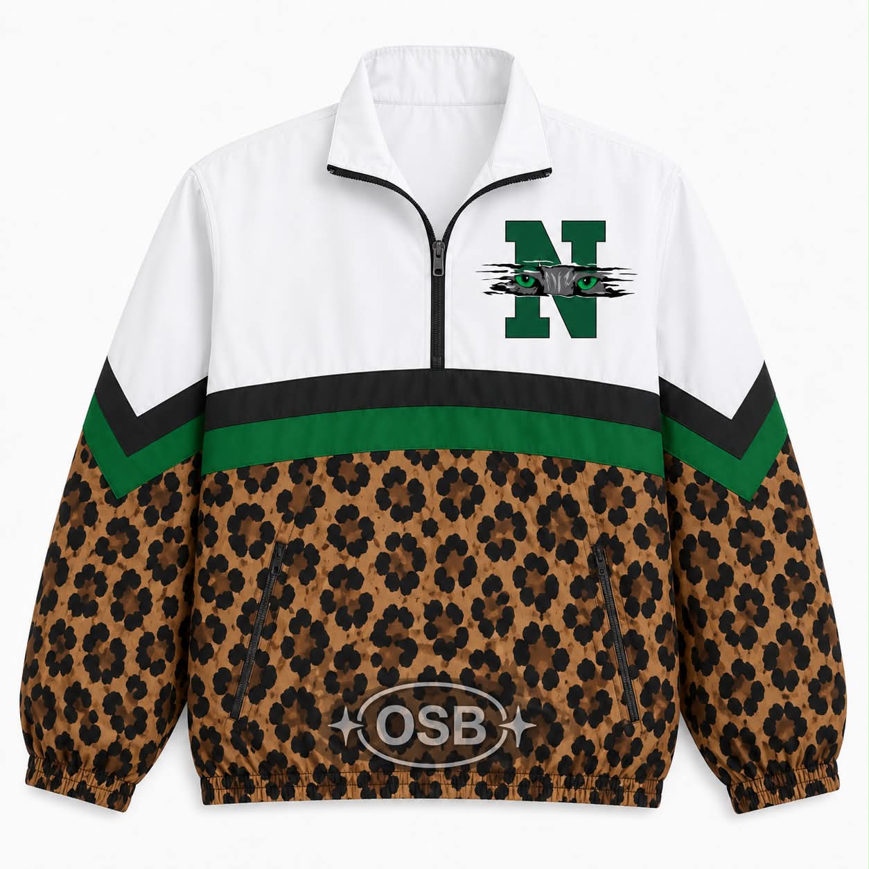 Panther Eyes N Windbreaker - Brown Leopard