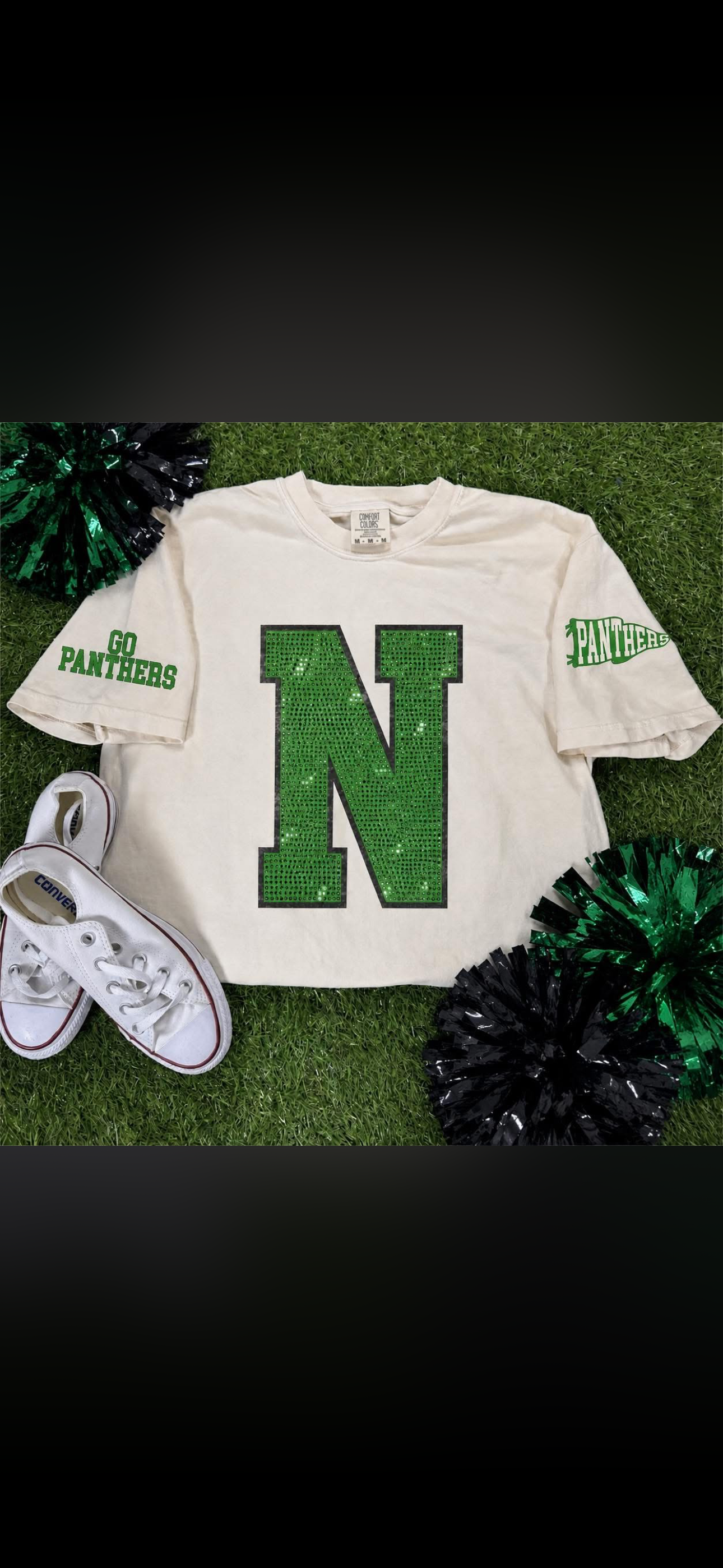 Normangee Panthers Spangle Tee