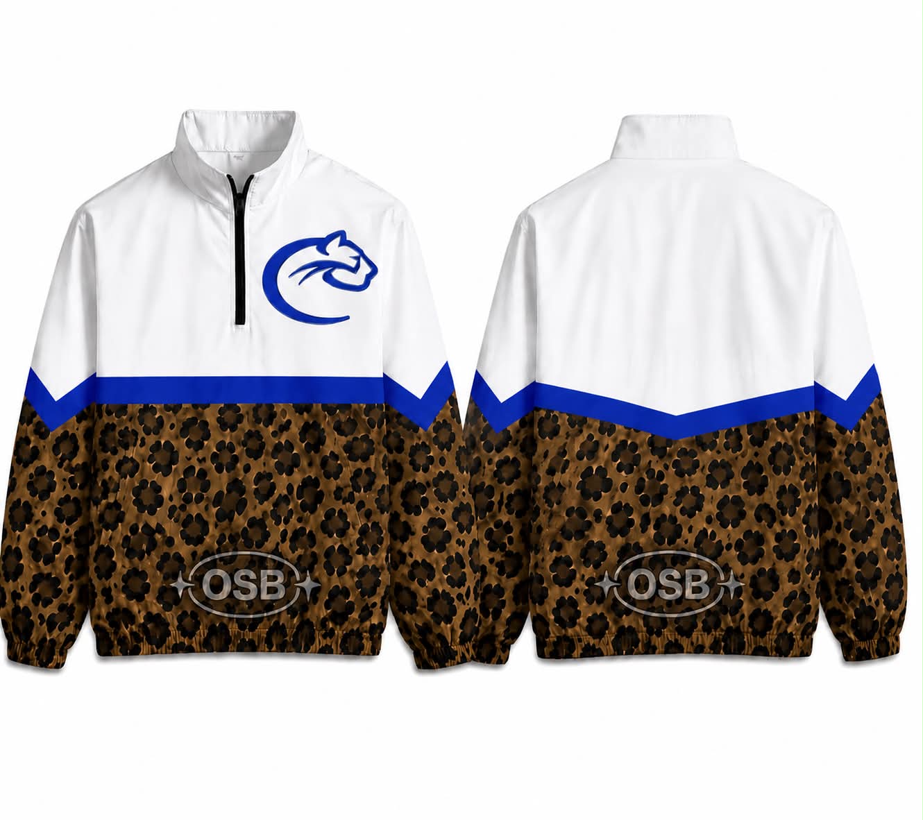 Leon Windbreaker - Brown Leopard