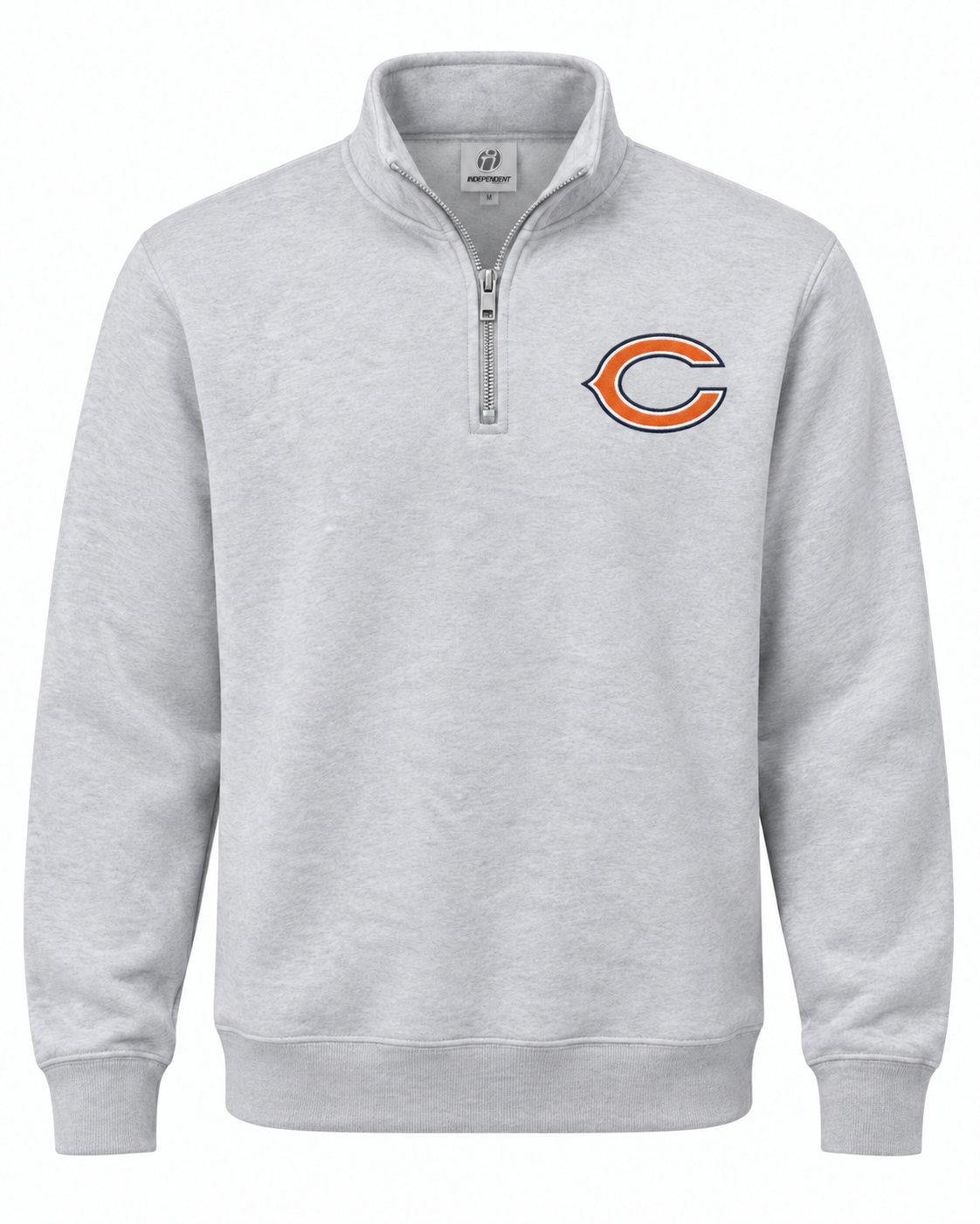 Centerville Quarterback Zip Ash Heather grey