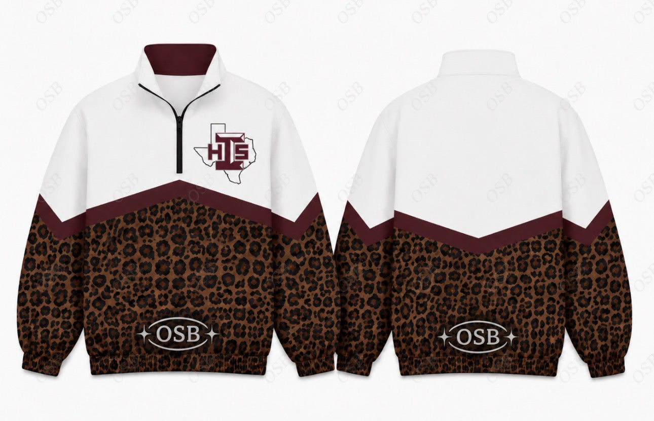 Iola Windbreaker - Brown Leopard