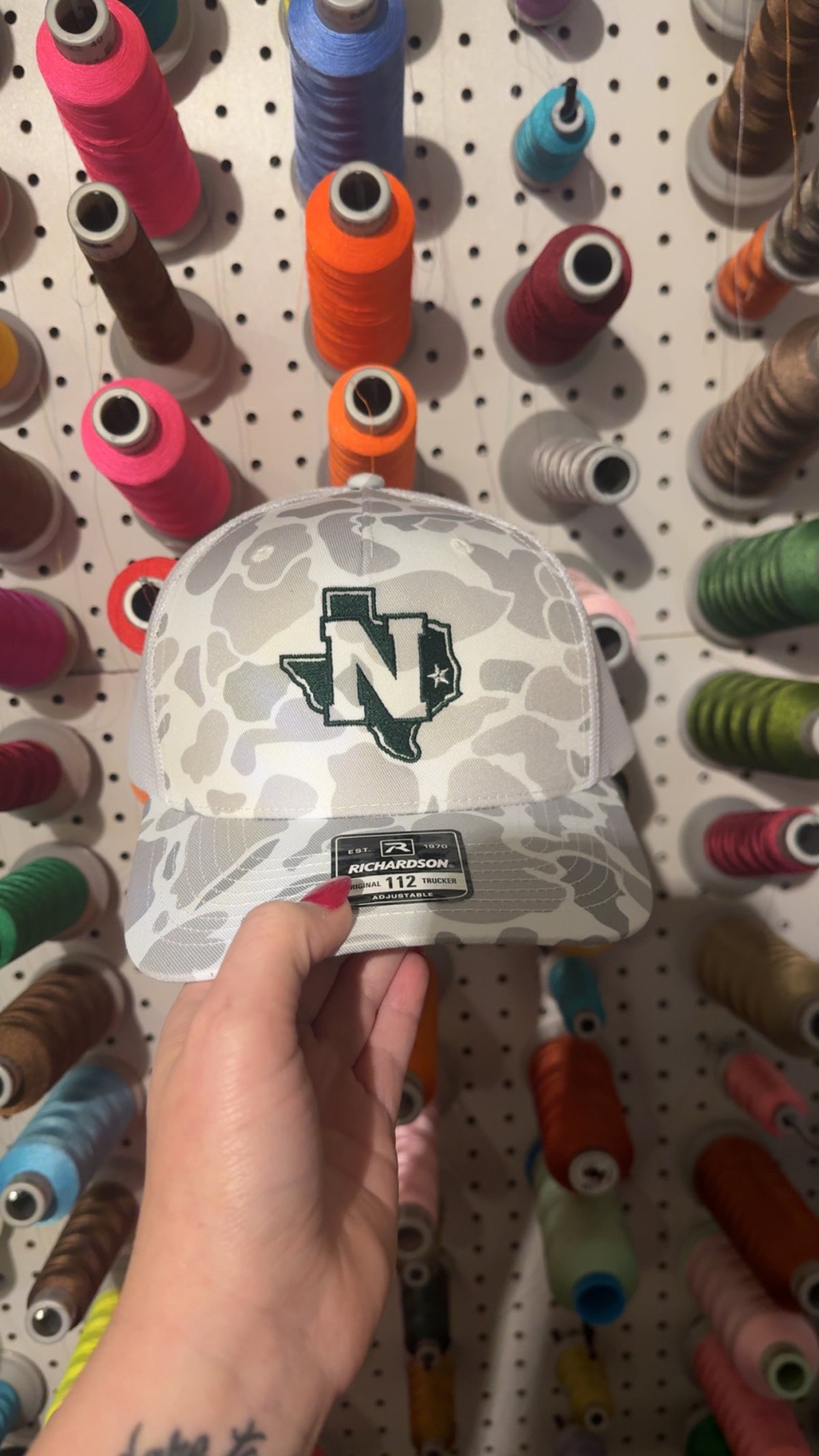 Normangee-White Camo R112 hat