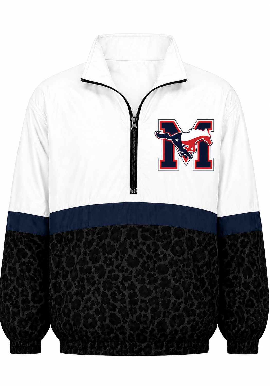 Madisonville Windbreaker - Black Leopard