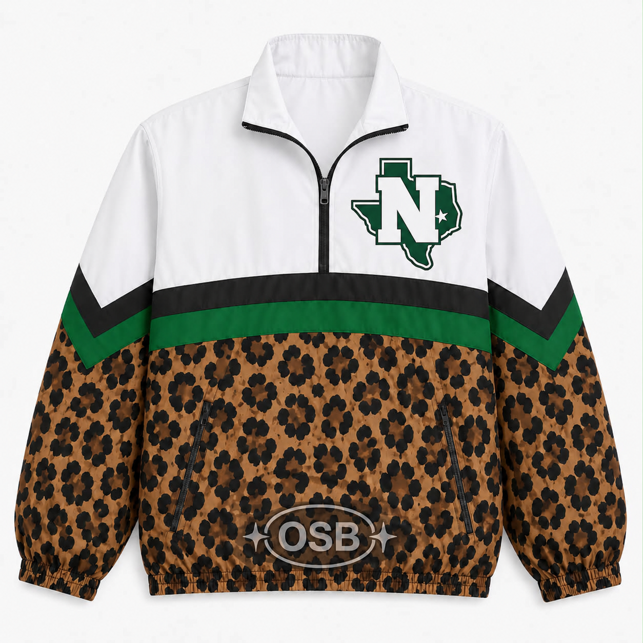 Normangee Windbreaker - Brown Leopard