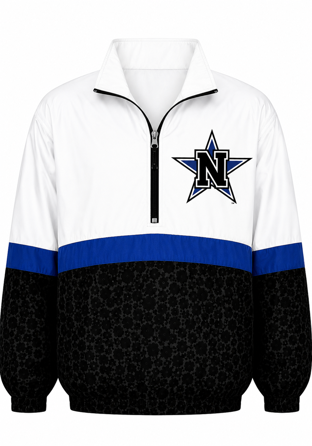 Navasota Windbreaker - Black Leopard